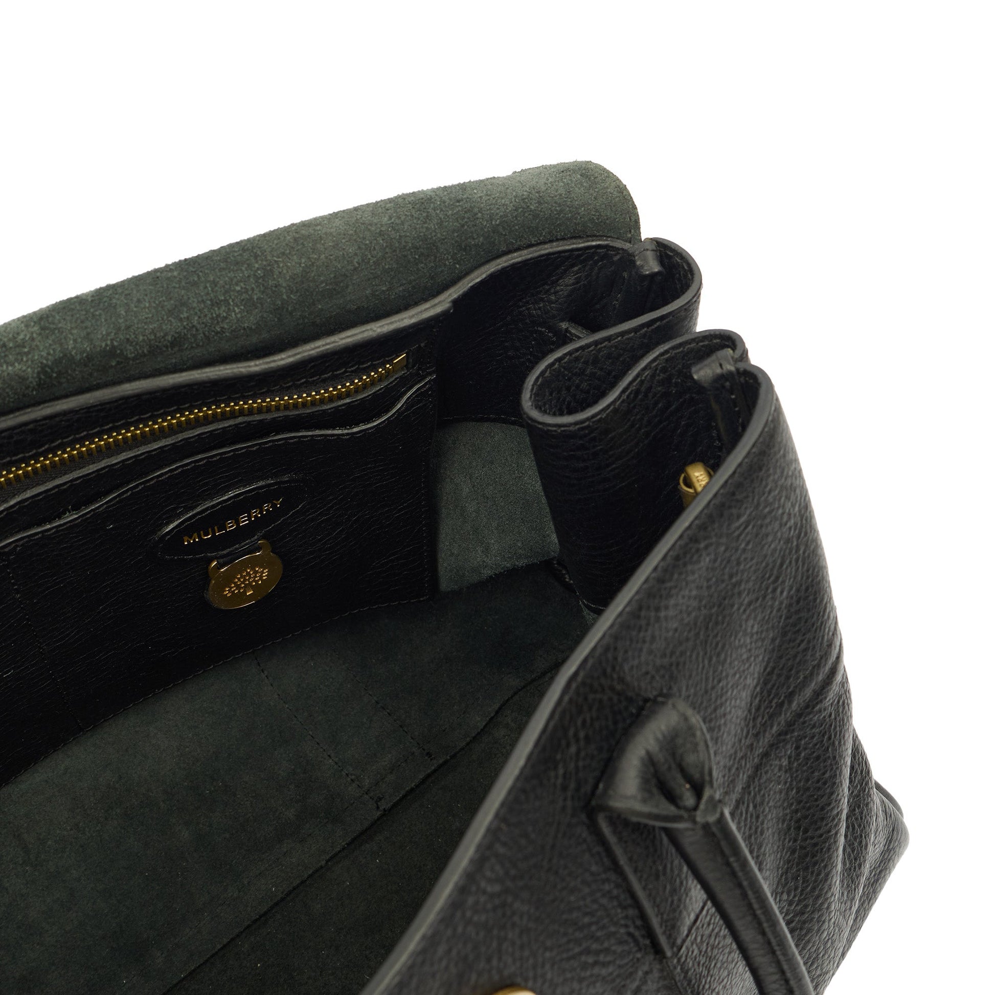 Mulberry Tote Bayswater Heritage in Black, Leather — Lifestyle View