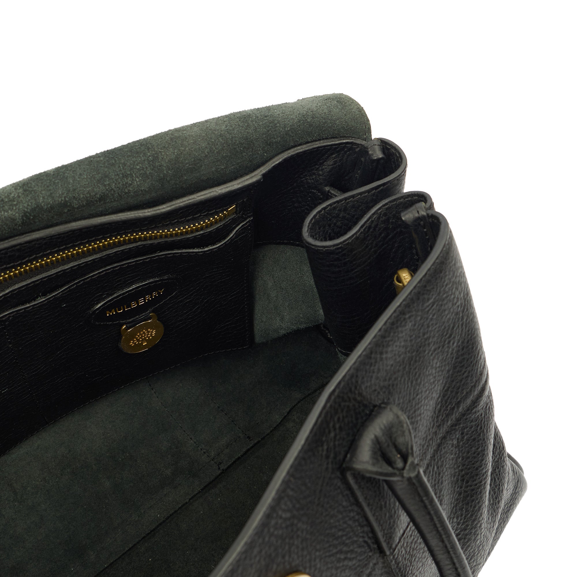 Mulberry Tote Bayswater Heritage in Black, Leather — Lifestyle View