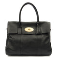 Mulberry Tote Bayswater Heritage in Black, Leather — Front View