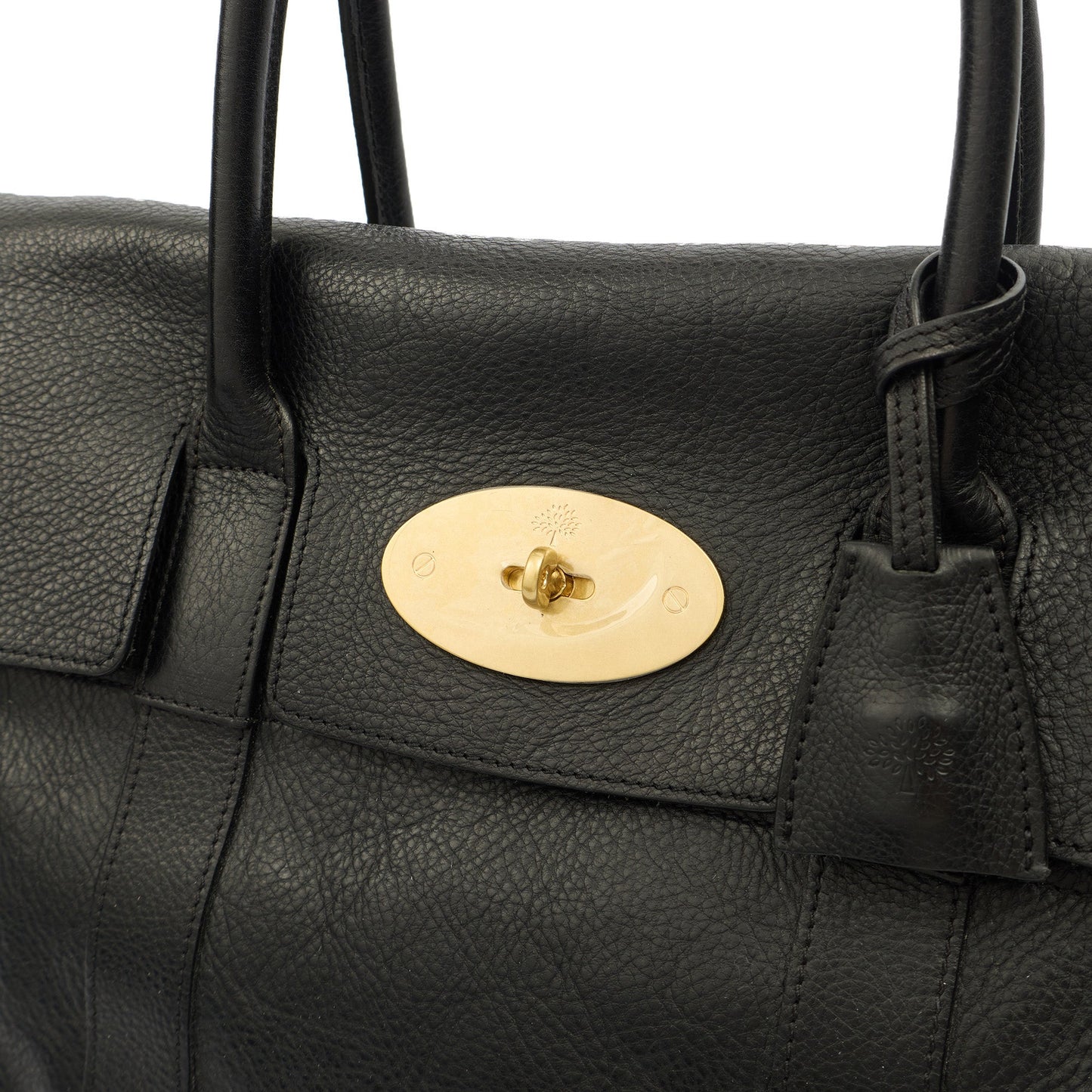 Mulberry Tote Bayswater Heritage in Black, Leather — Alternate View 8