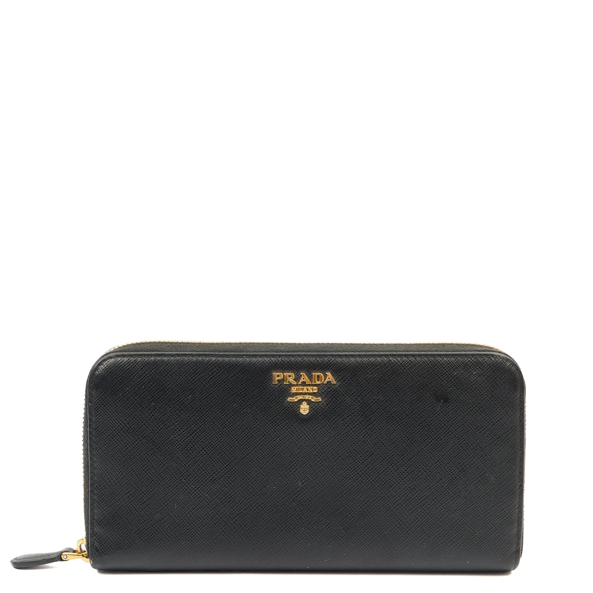 Prada Purse Wallet in Black, Calfskin — Alternate View 7
