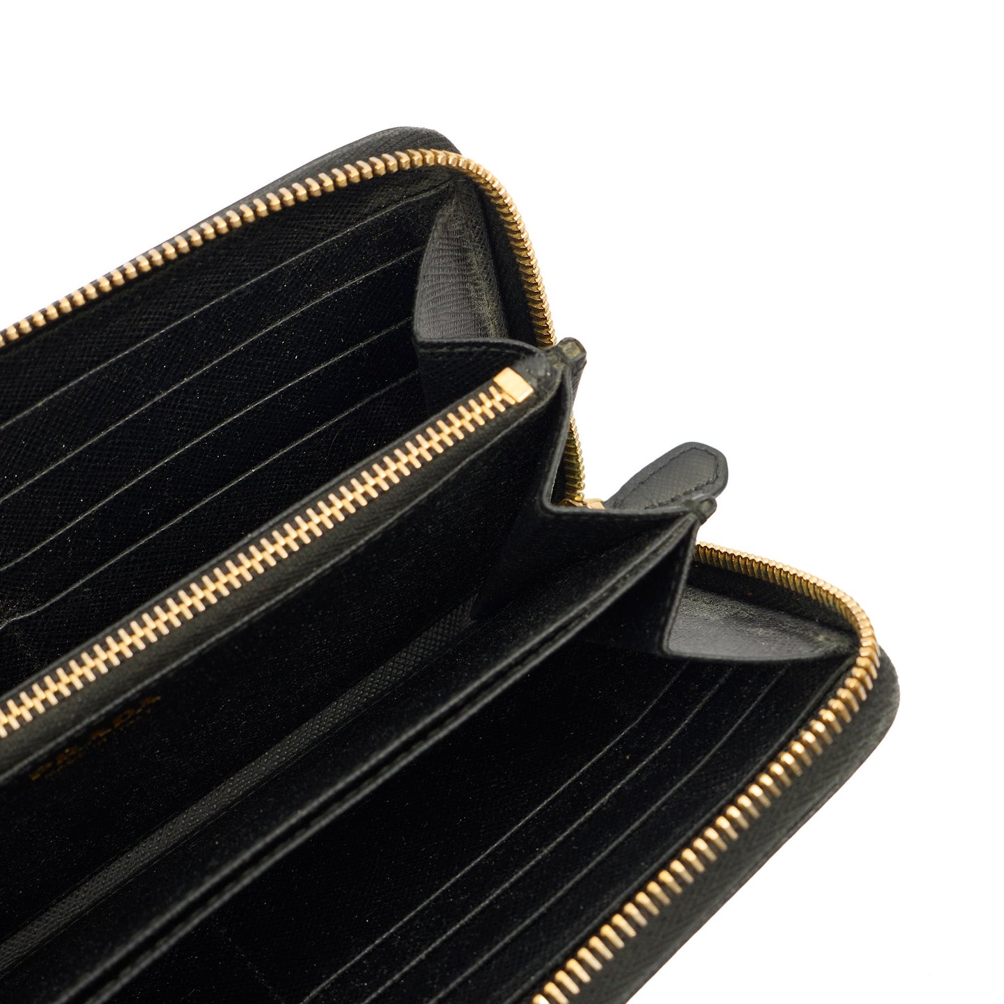Prada Purse Wallet in Black, Calfskin — Alternate View 17