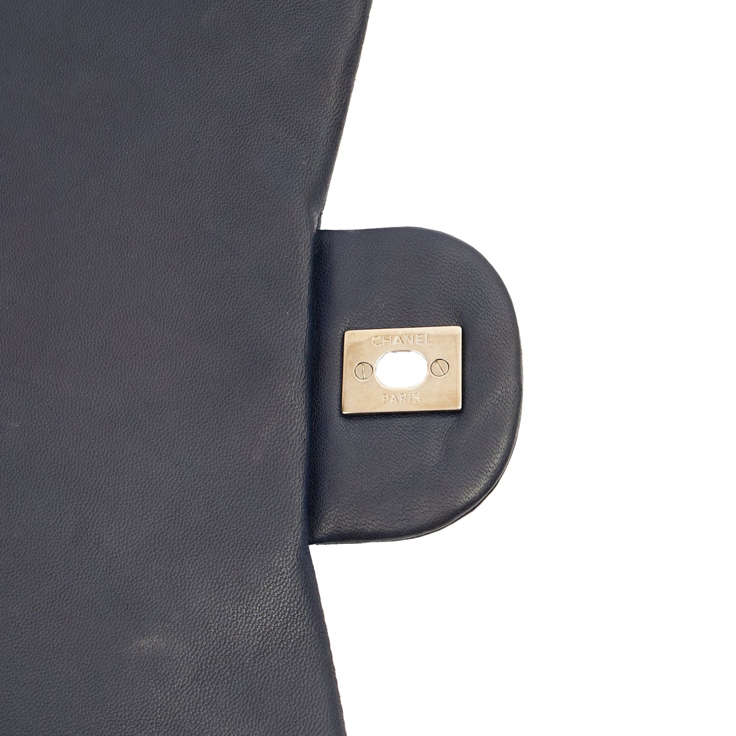 Chanel Shoulder Bag Classic Single Flap - Maxi in Blue, Lambskin Leather CTR — Alternate View 17