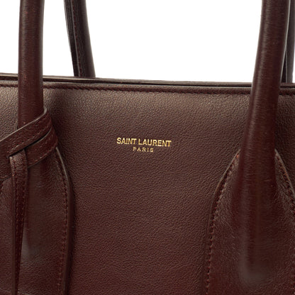 Saint Laurent Tote Sac de Jour in Red, Leather — Alternate View 8