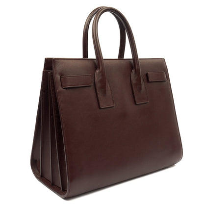 Saint Laurent Tote Sac de Jour in Red, Leather — Alternate View 9