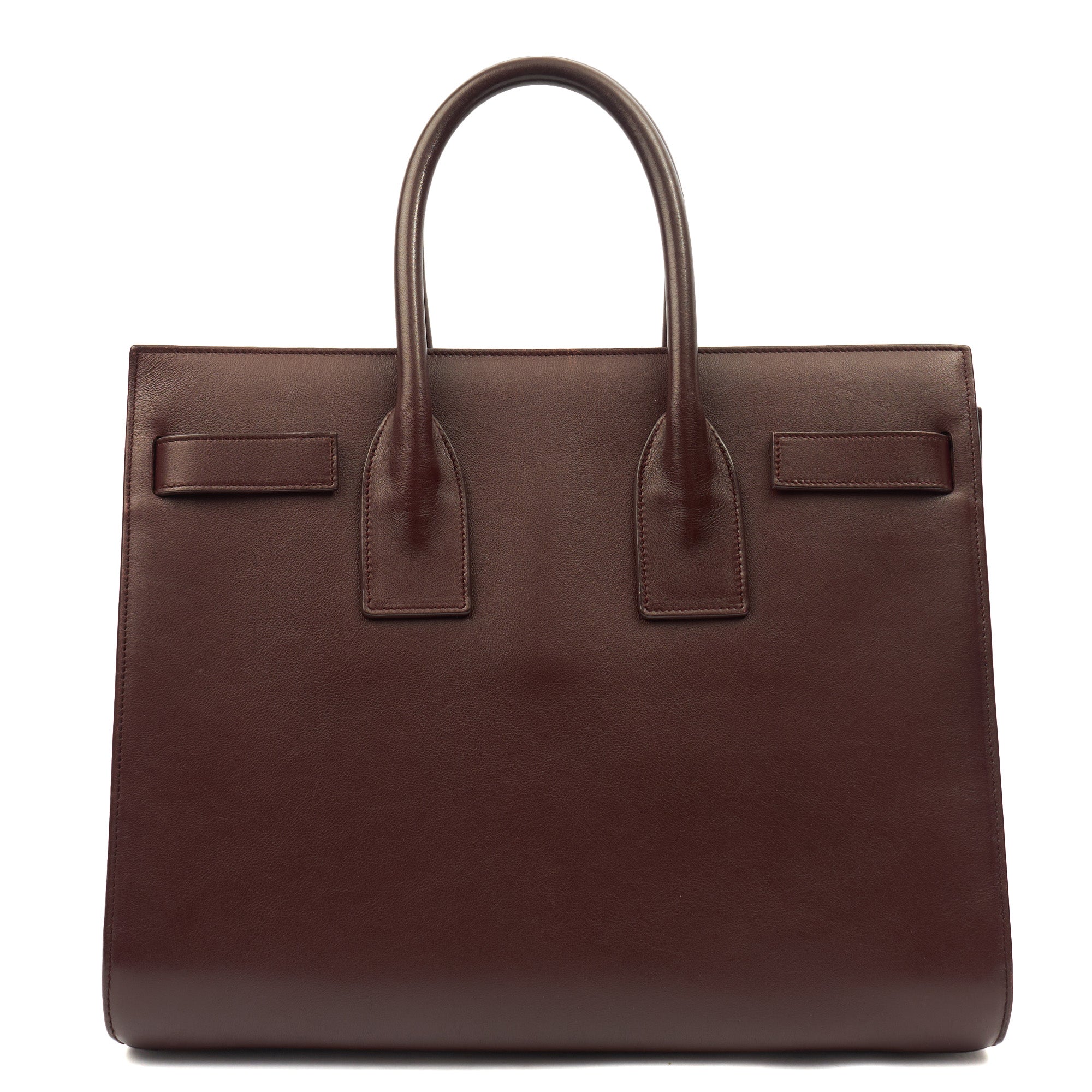 Saint Laurent Tote Sac de Jour in Red, Leather — Top View