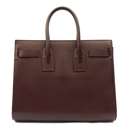 Saint Laurent Tote Sac de Jour in Red, Leather — Top View