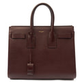 Saint Laurent Tote Sac de Jour in Red, Leather — Front View