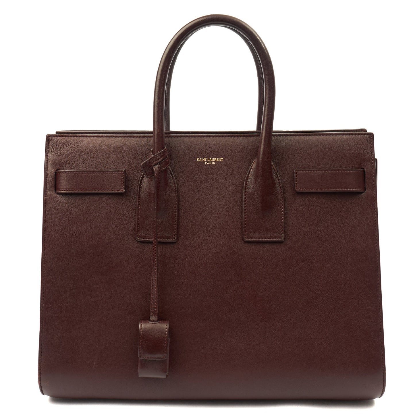 Saint Laurent Tote Sac de Jour in Red, Leather — Alternate View 7