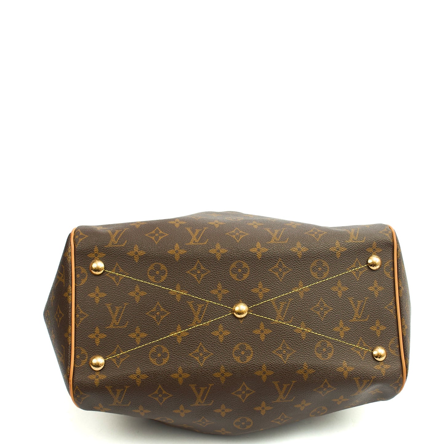 Louis Vuitton Shoulder Bag Tivoli GM in Monogram, Canvas — Top View