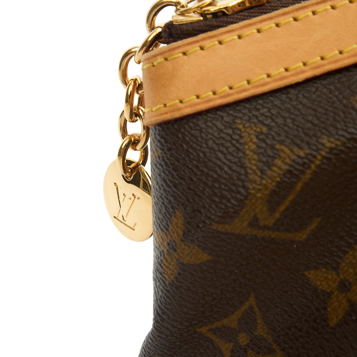Louis Vuitton Shoulder Bag Tivoli GM in Monogram, Canvas — Detail View