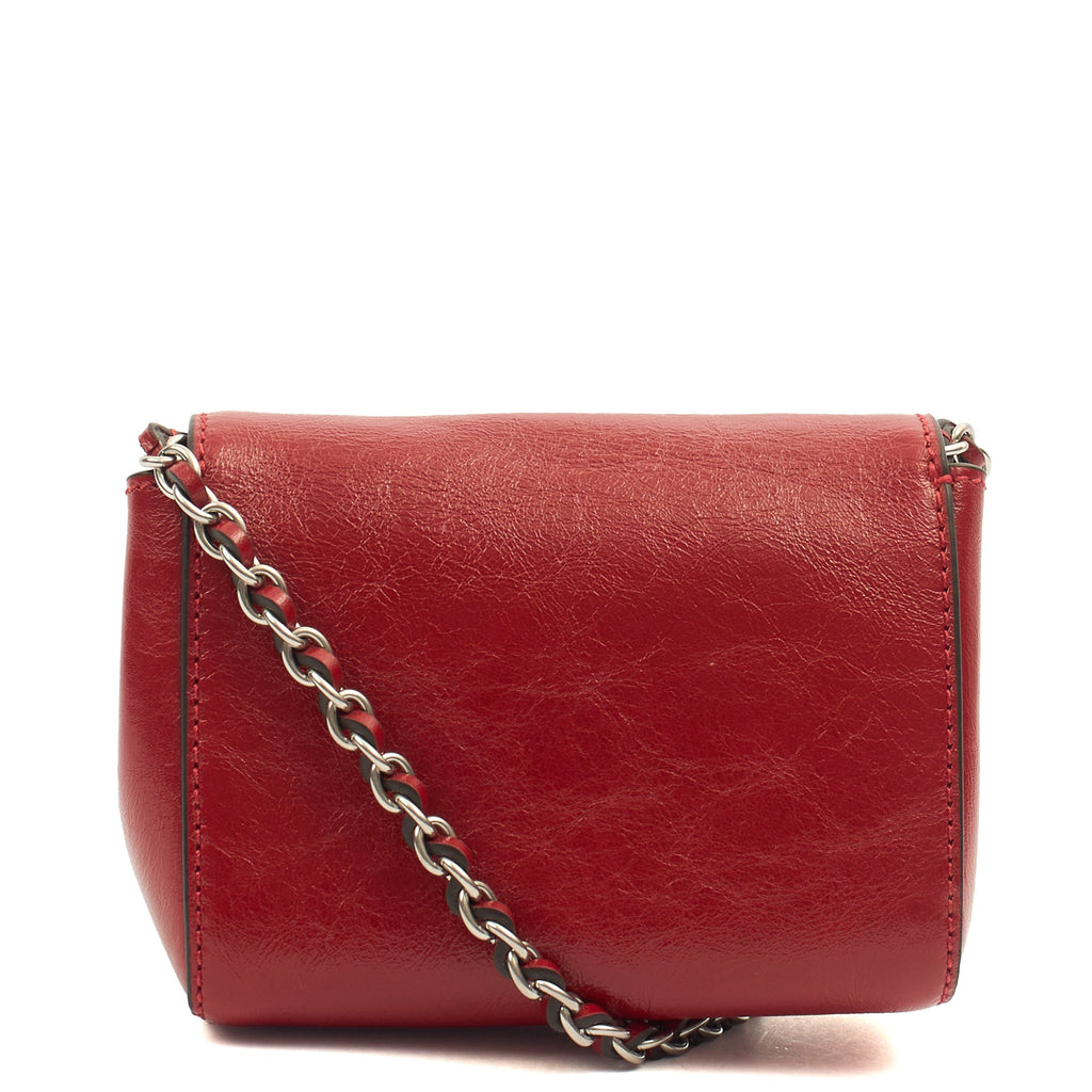 Mulberry Mini Bag Lily - Mini in Lancaster Red, Leather — Back View