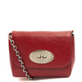 Mulberry Mini Bag Lily - Mini in Lancaster Red, Leather — Front View