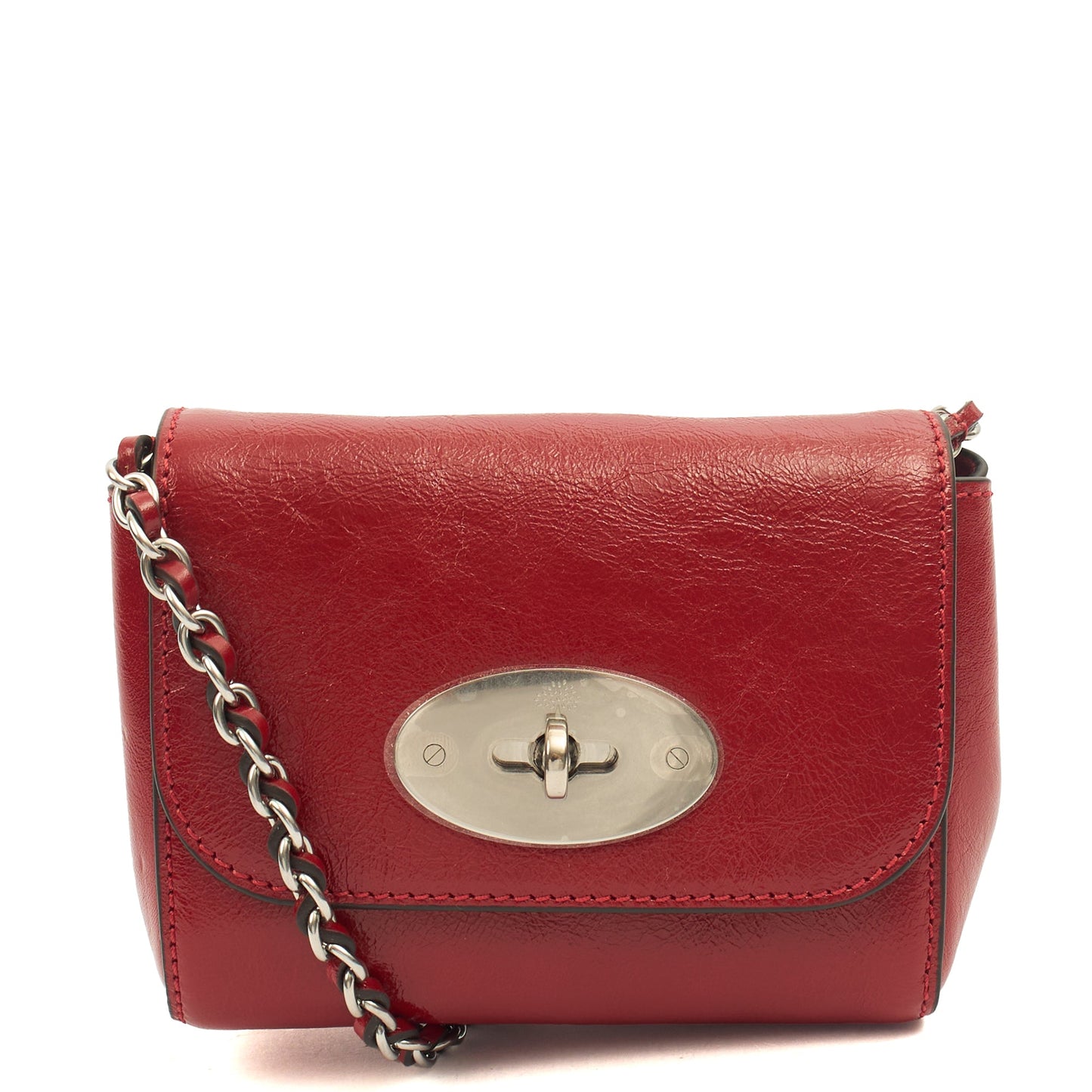 Mulberry Mini Bag Lily - Mini in Lancaster Red, Leather — Alternate View 13