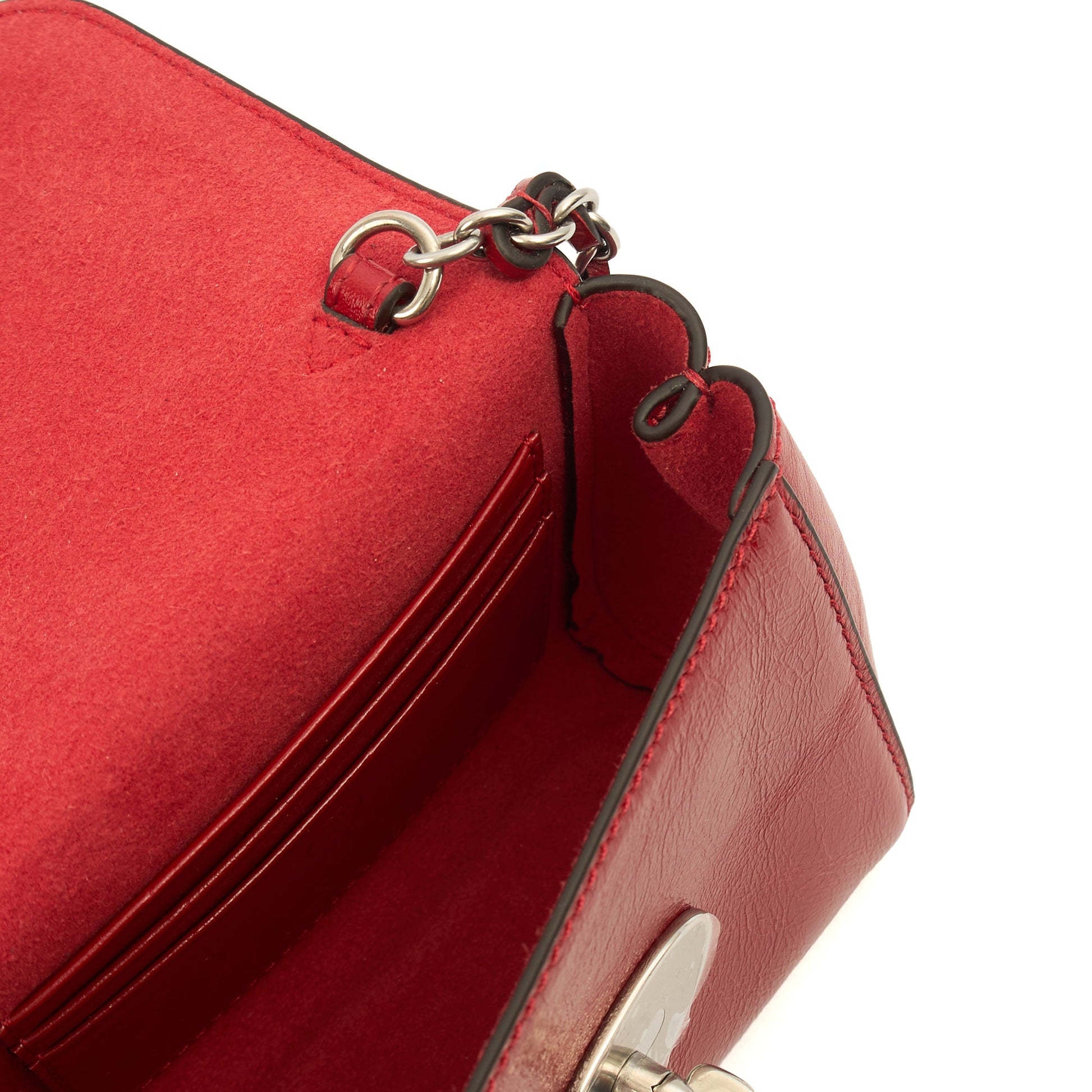 Mulberry Mini Bag Lily - Mini in Lancaster Red, Leather — Alternate View 11