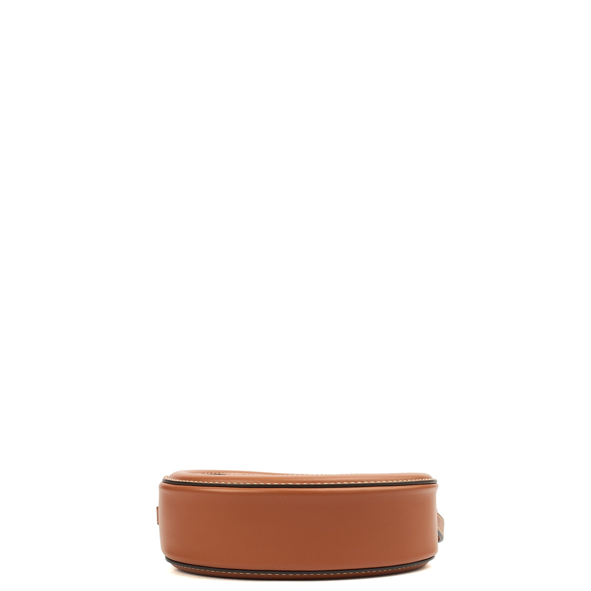 Celine Cross Body Triomphe Oval Crossbody in Brown, Box Calfskin — Alternate View 18