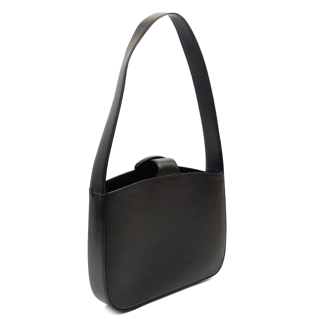 Louis Vuitton Shoulder Bag Reverie in Black, Leather — Back View