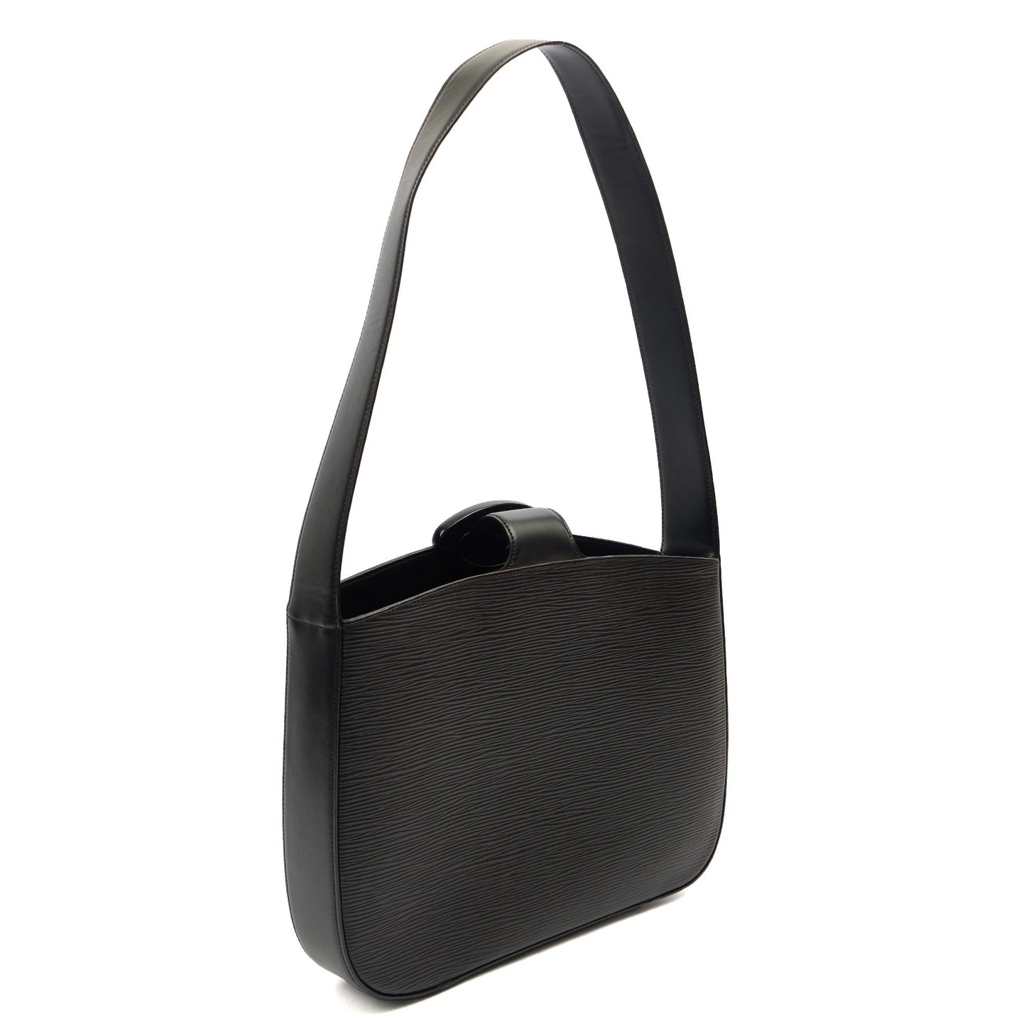 Louis Vuitton Shoulder Bag Reverie in Black, Leather — Back View
