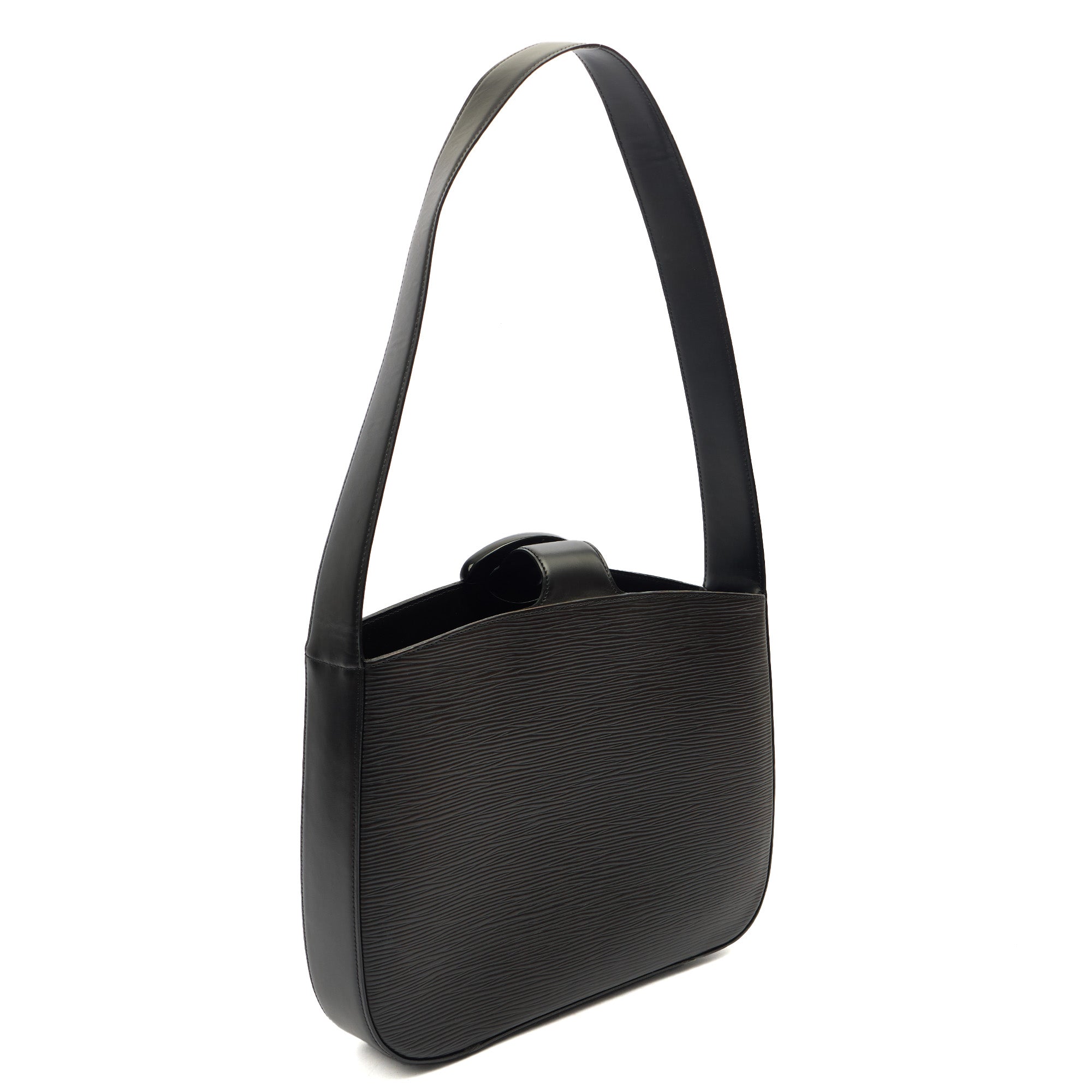 Louis Vuitton Shoulder Bag Reverie in Black, Leather — Back View