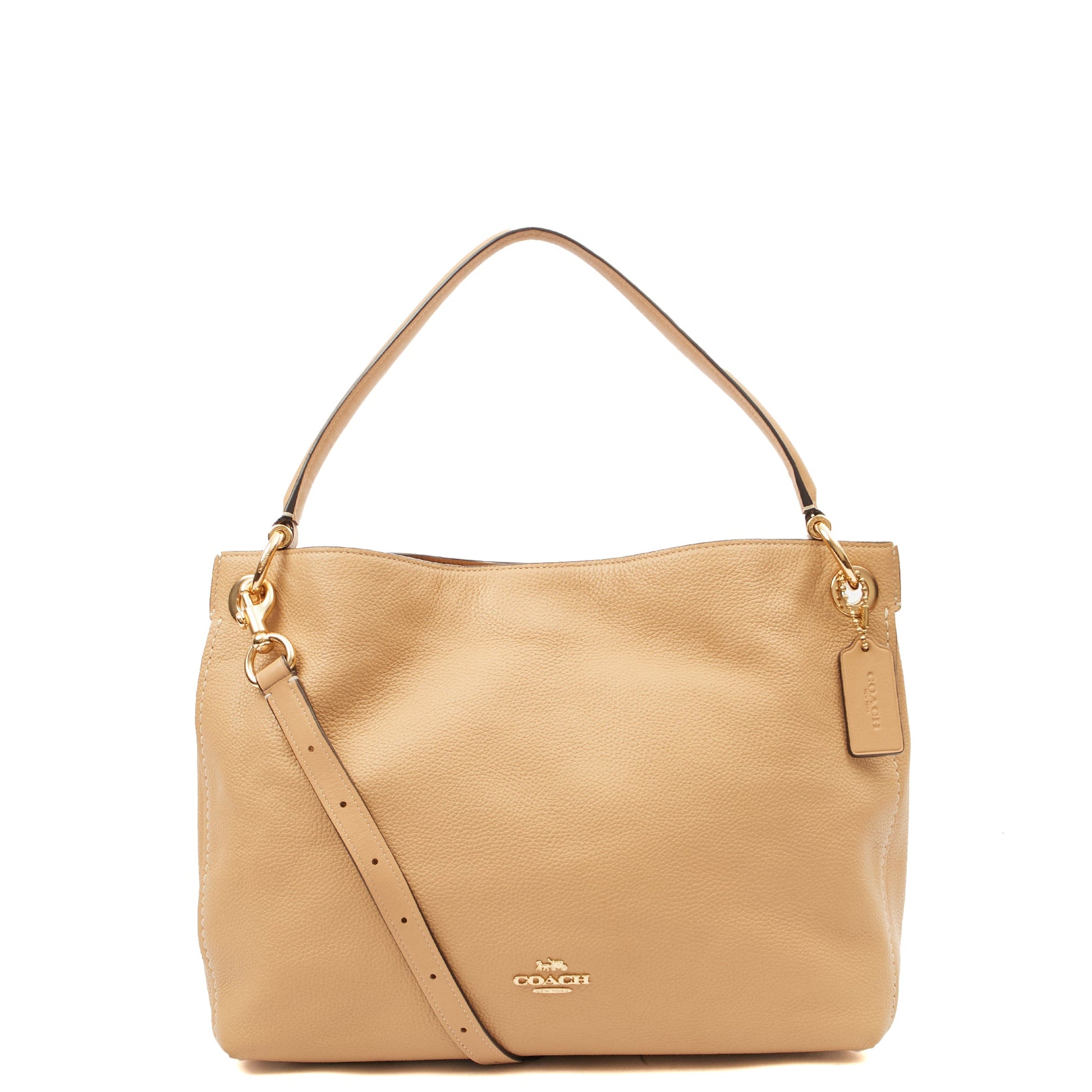Coach Shoulder Bag Mira Shoulder Bag in Neutral, Leather — Alternate View 7