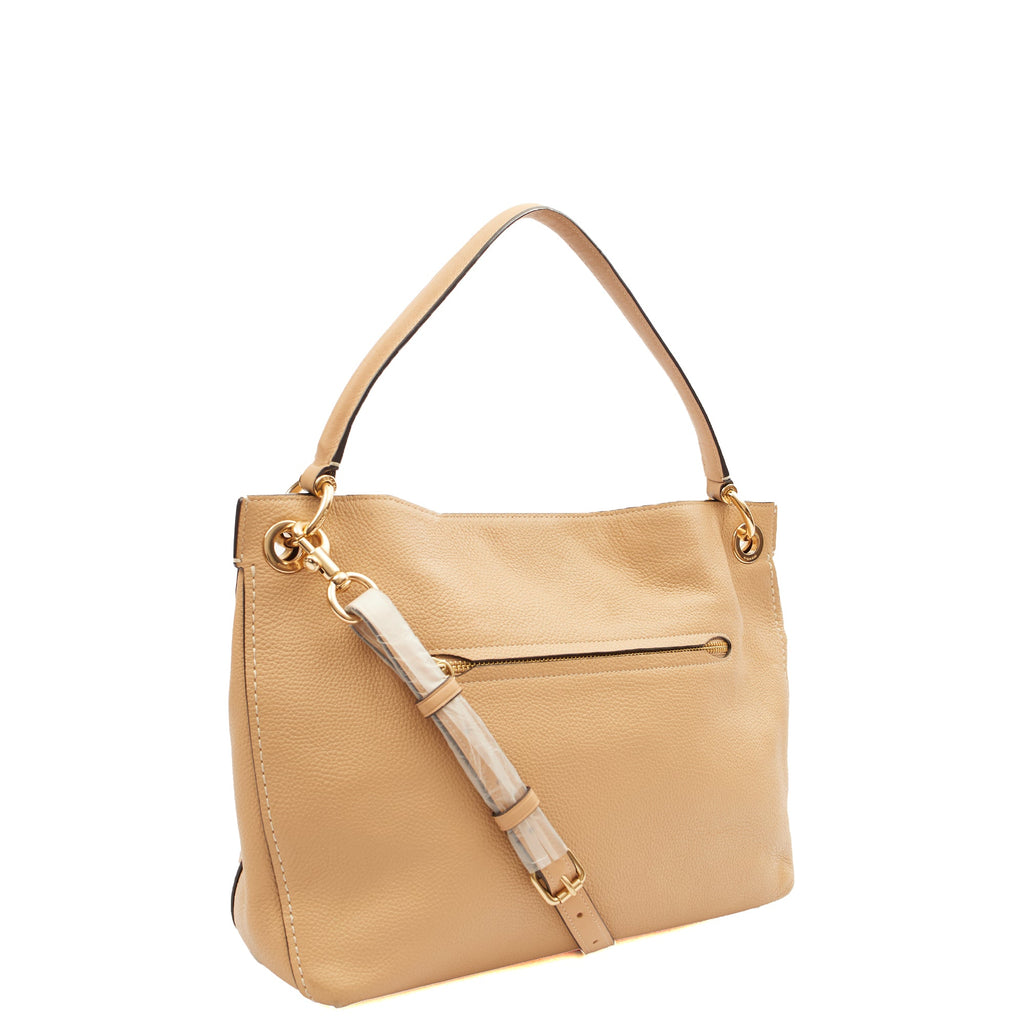 Coach Shoulder Bag Mira Shoulder Bag in Neutral, Leather — Side View