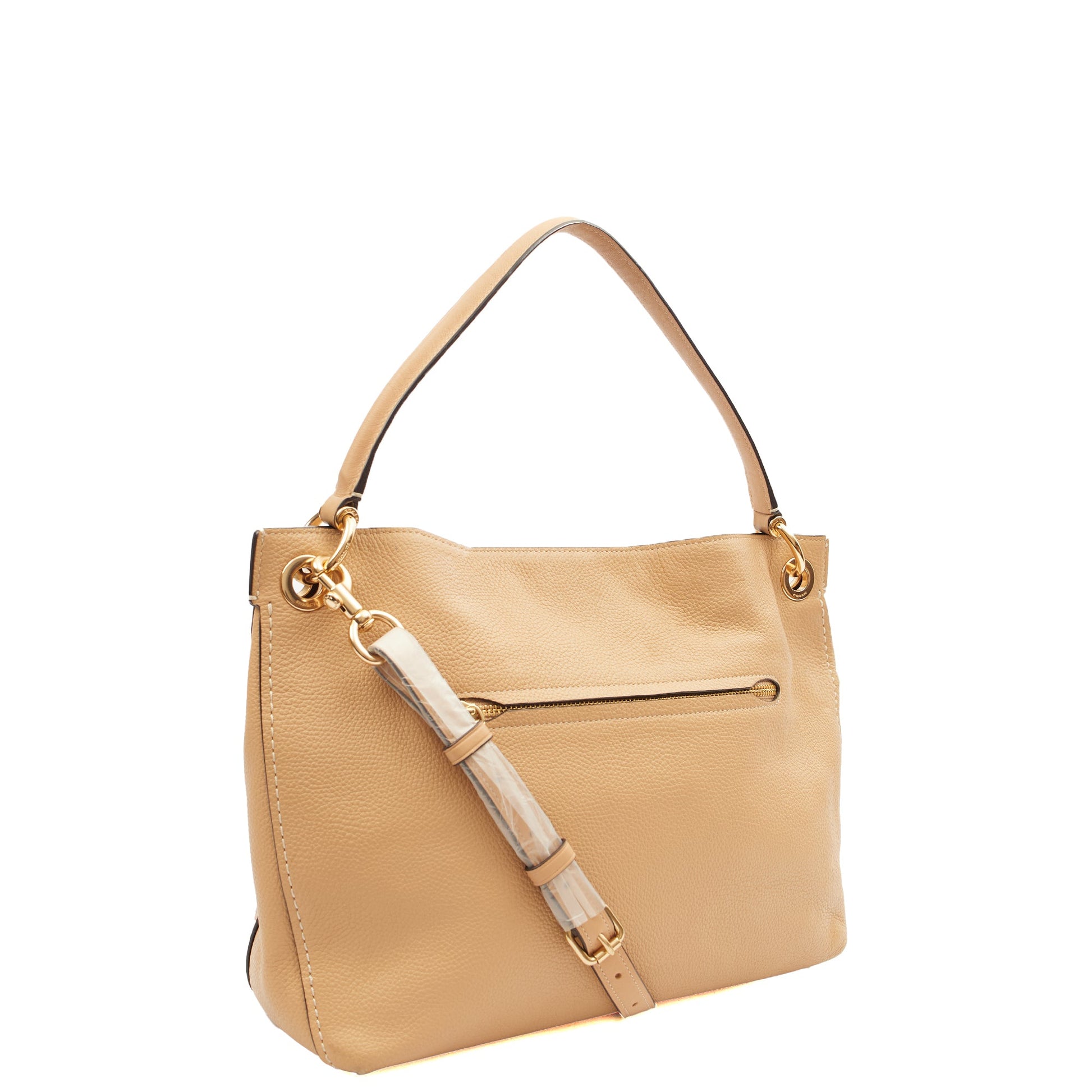 Coach Shoulder Bag Mira Shoulder Bag in Neutral, Leather — Side View