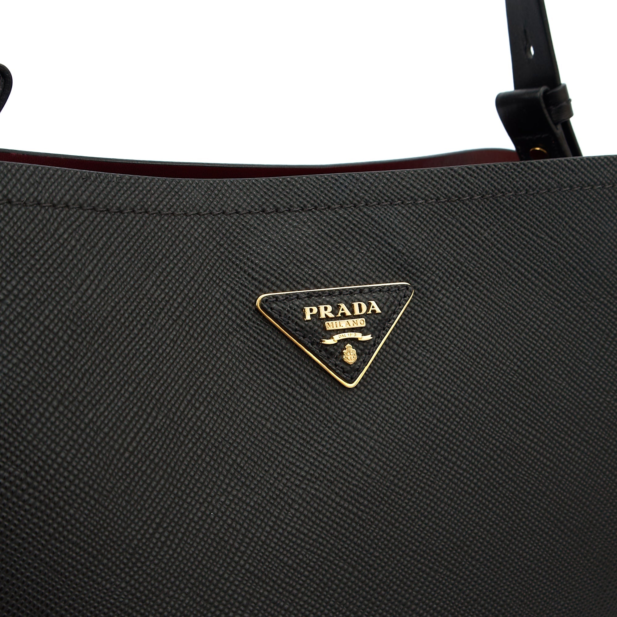 Prada Tote Lux Tote in Black, Saffiano Leather — Alternate View 12