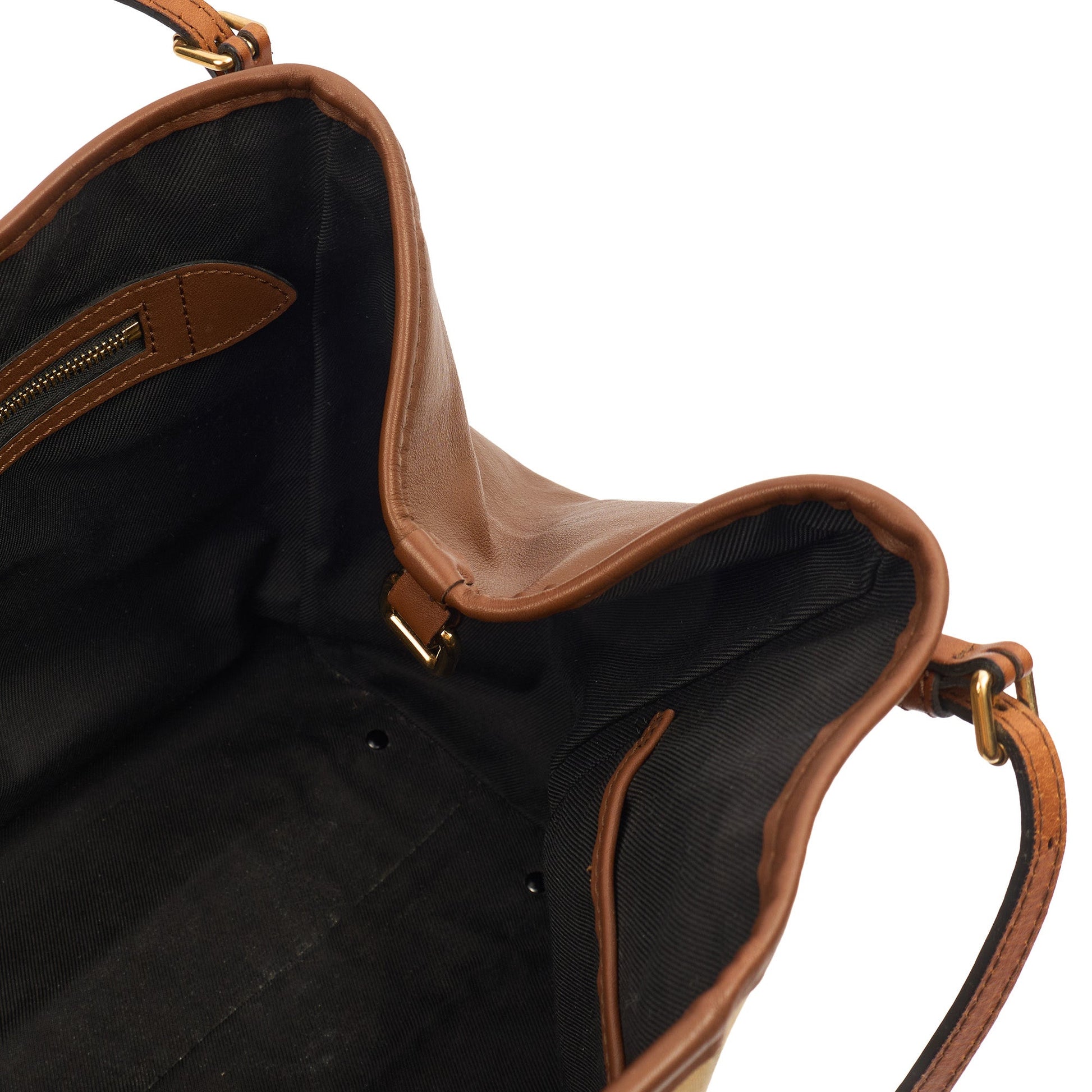 Burberry Tote Tote in Brown, Fabric — Alternate View 7