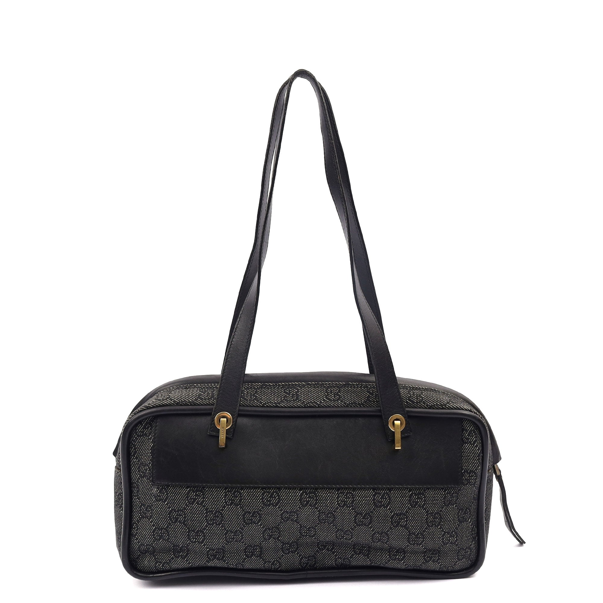 Gucci Shoulder Bag Shoulder Bag in Night Courrier GG Supreme, Canvas — Alternate View 9