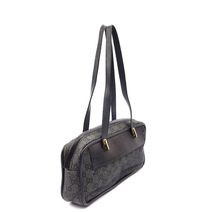 Gucci Shoulder Bag Shoulder Bag in Night Courrier GG Supreme, Canvas — Side View