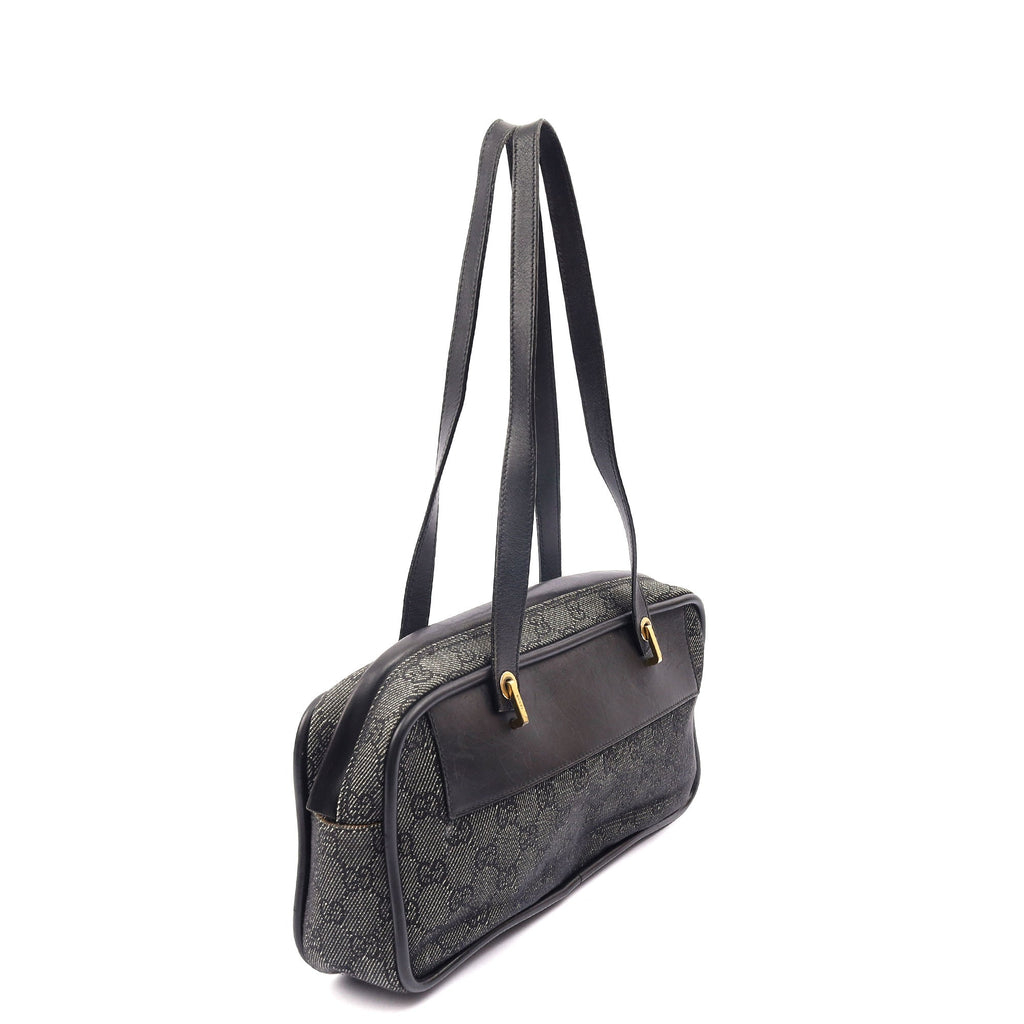 Gucci Shoulder Bag Shoulder Bag in Night Courrier GG Supreme, Canvas — Alternate View 8