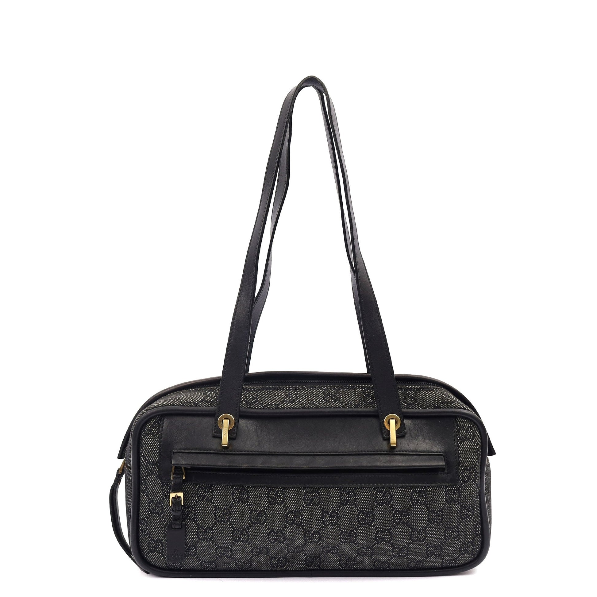 Gucci Shoulder Bag Shoulder Bag in Night Courrier GG Supreme, Canvas — Front View