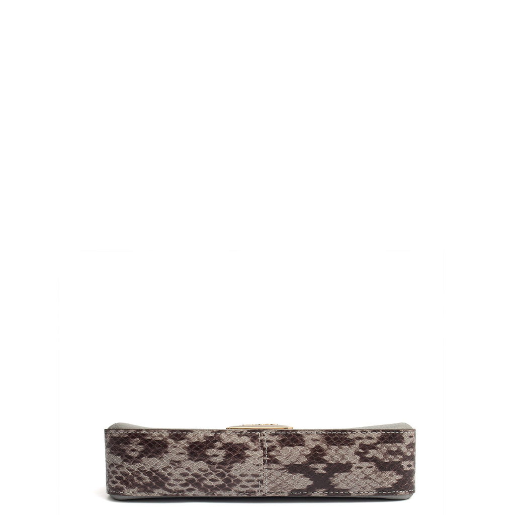 Coach Shoulder Bag Grace Shoulder Bag in Grey, Leather — Top View