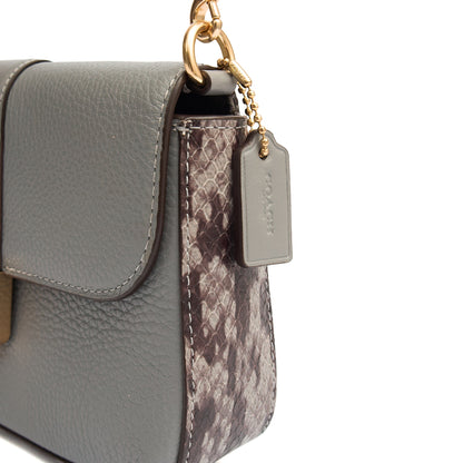 Coach Shoulder Bag Grace Shoulder Bag in Grey, Leather — Alternate View 14