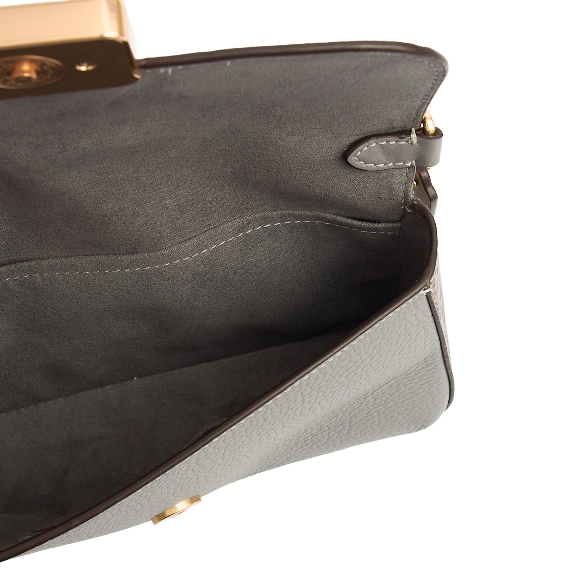 Coach Shoulder Bag Grace Shoulder Bag in Grey, Leather — Alternate View 8