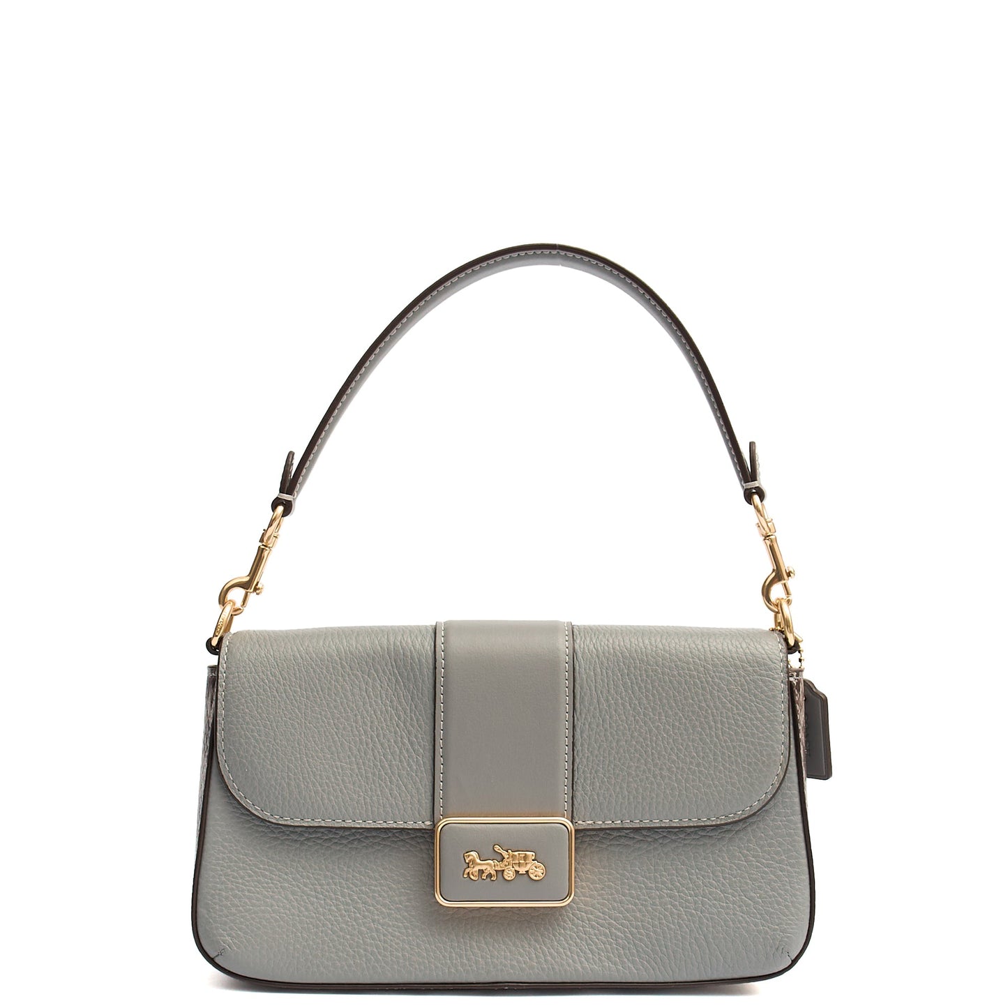 Coach Shoulder Bag Grace Shoulder Bag in Grey, Leather — Alternate View 19