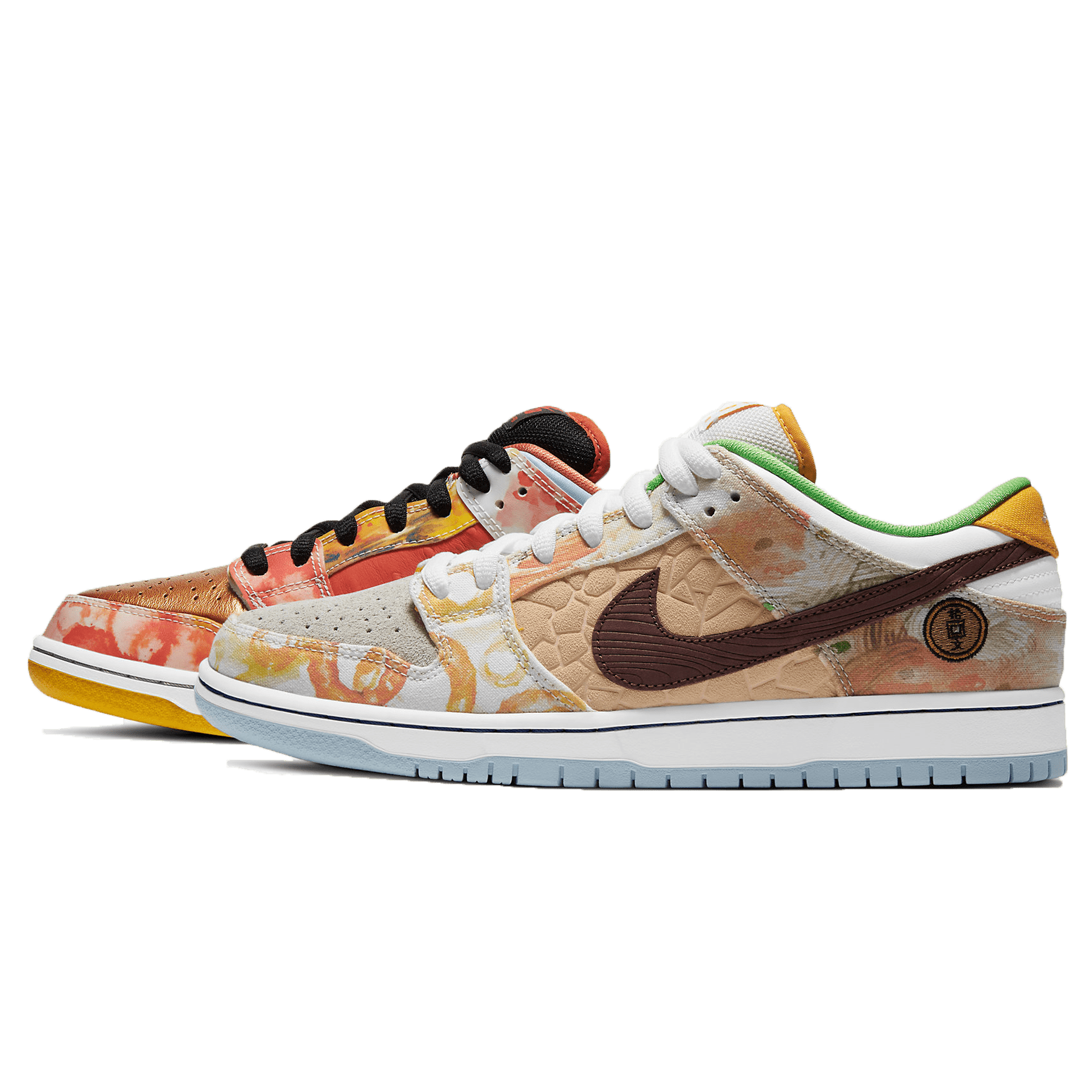 Jason Deng x Nike Dunk Low Pro SB 'Street Hawker' — UK 3 | EU 35.5 | US 3.5 — Front View
