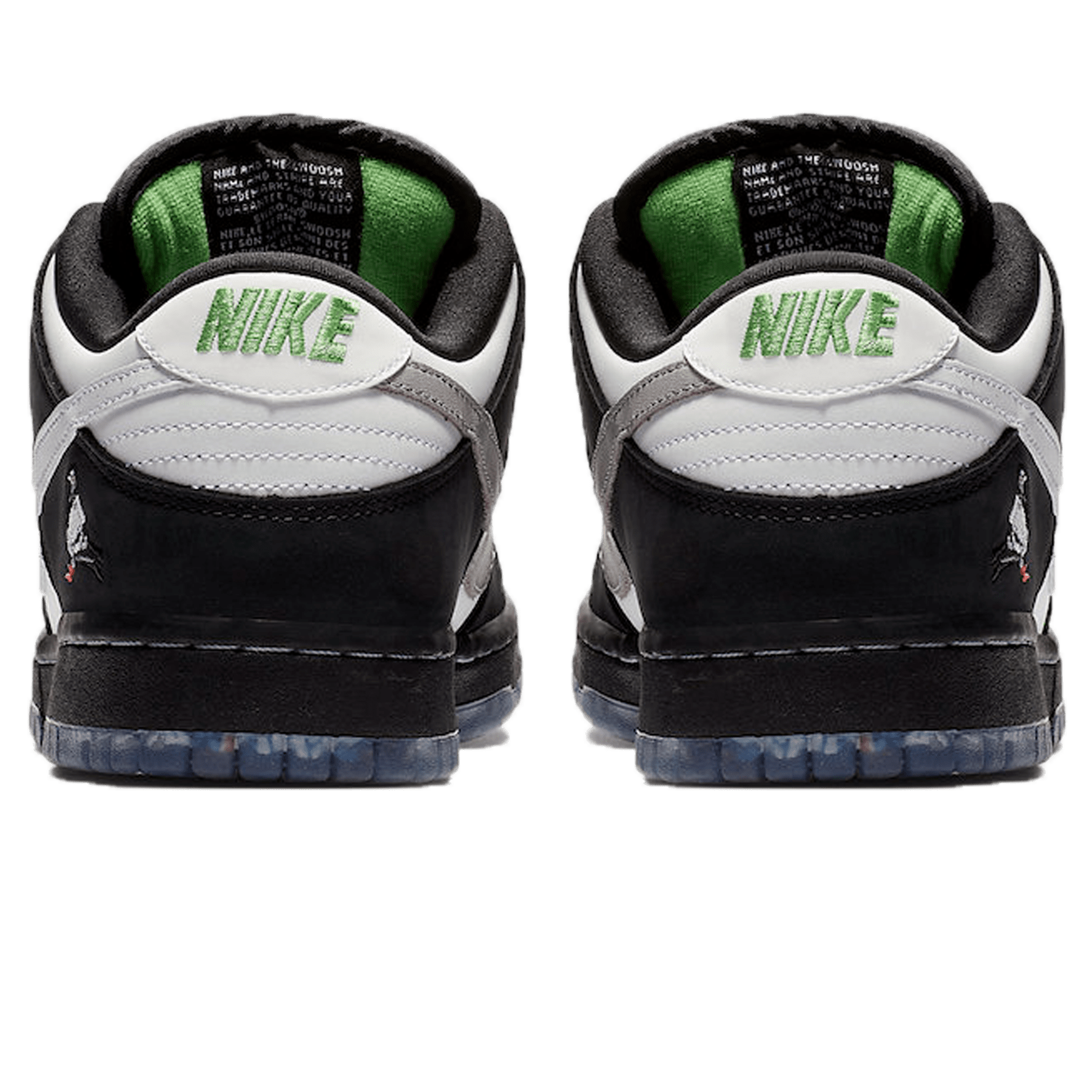 Jeff Staple x Nike Dunk Low Pro SB 'Panda Pigeon' — UK 3 | EU 35.5 | US 3.5 — Back View