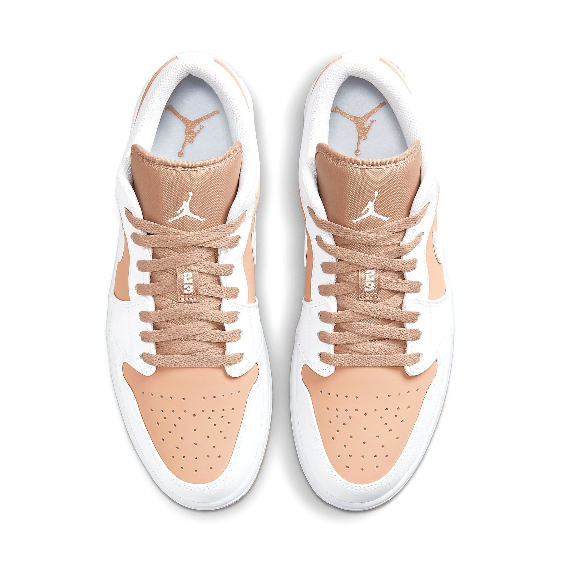 Air Jordan 1 Low 'Hemp White' — UK 3 | EU 35.5 | US 3.5 — Back View