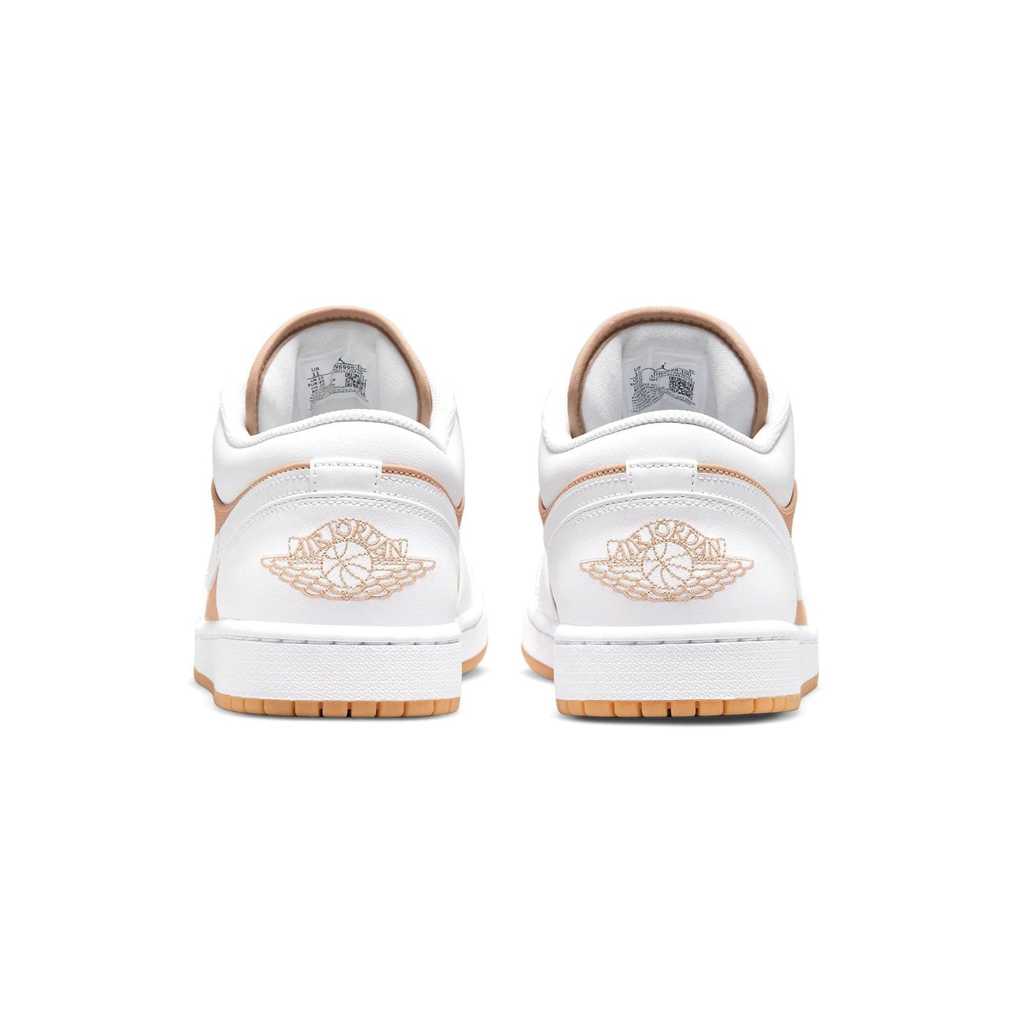 Air Jordan 1 Low 'Hemp White' — UK 3 | EU 35.5 | US 3.5 — Top View