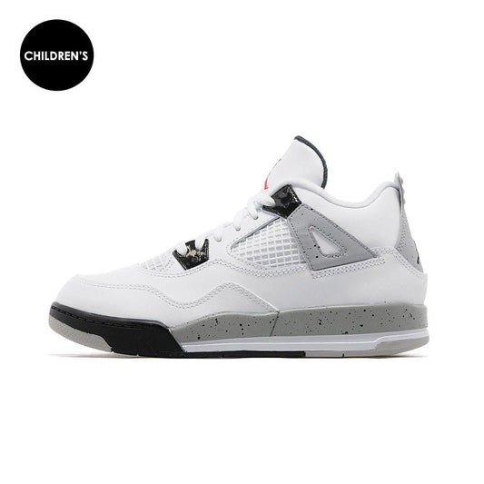 AIR JORDAN 4 89 OG WHITE CEMENT CHILDREN — UK 0C | EU 15 | US 0C — Front View
