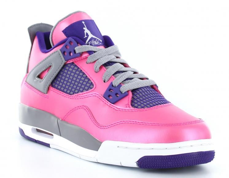 Air Jordan IV (4) GS Pink Foil — UK 13.5 | EU 32 | US 1Y — Side View