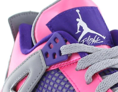 Air Jordan IV (4) GS Pink Foil — UK 13.5 | EU 32 | US 1Y — Top View