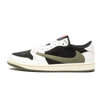 Jordan 1 Retro Low OG SP Travis Scott Olive W — 2.5 UK — Front View