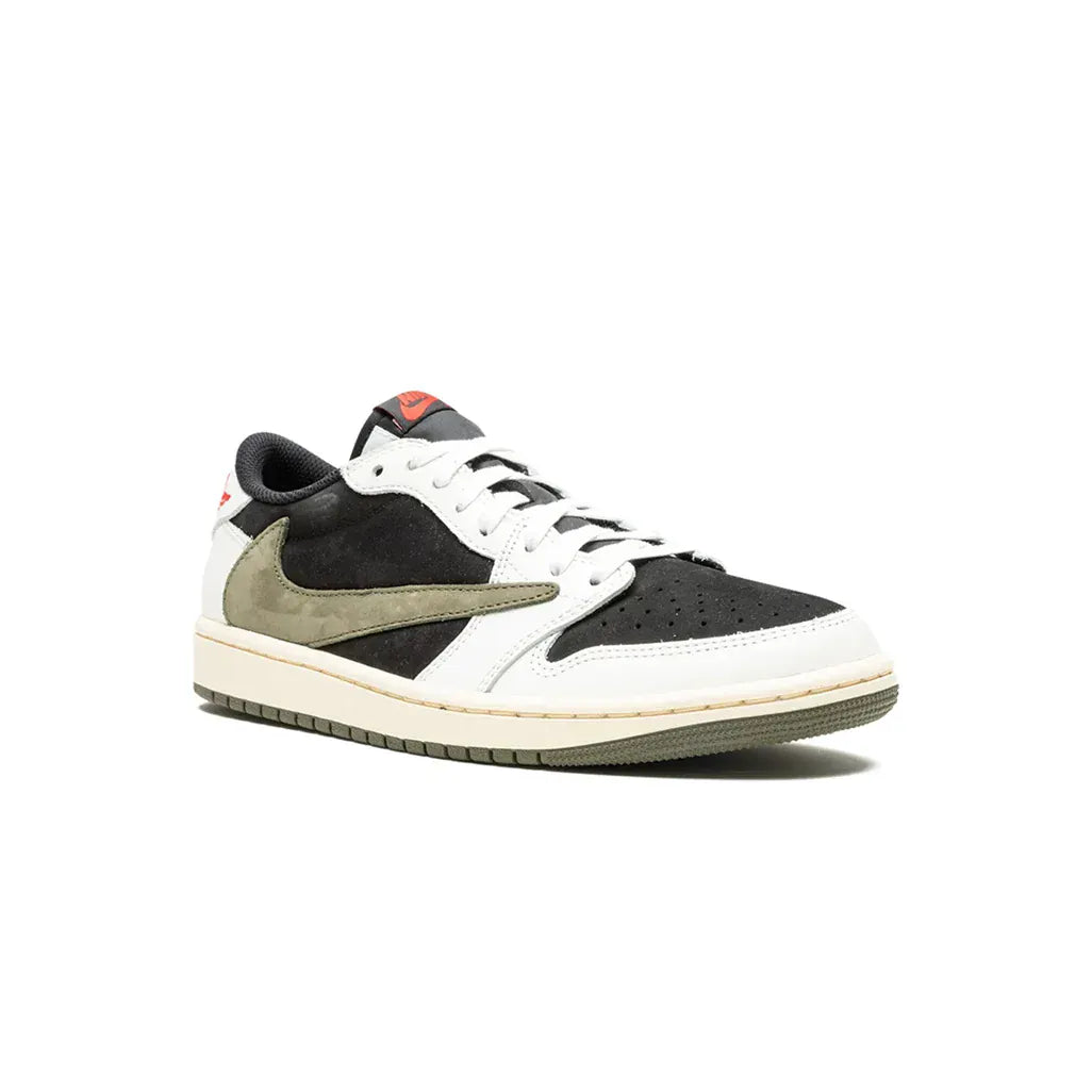 Jordan 1 Retro Low OG SP Travis Scott Olive W — 2.5 UK — Back View
