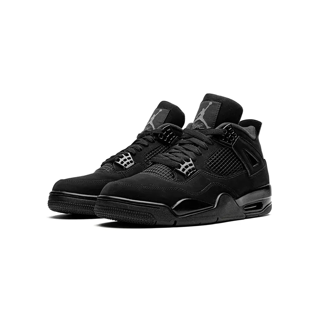 Jordan 4 Retro Black Cat 2025 — 3 UK — Side View