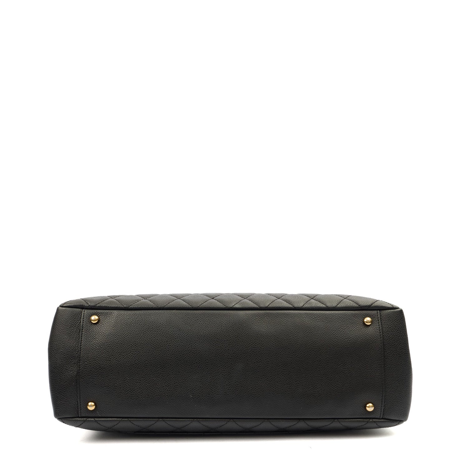 Chanel Tote Grand Shopping Tote XL in Black, Caviar Leather — Alternate View 22
