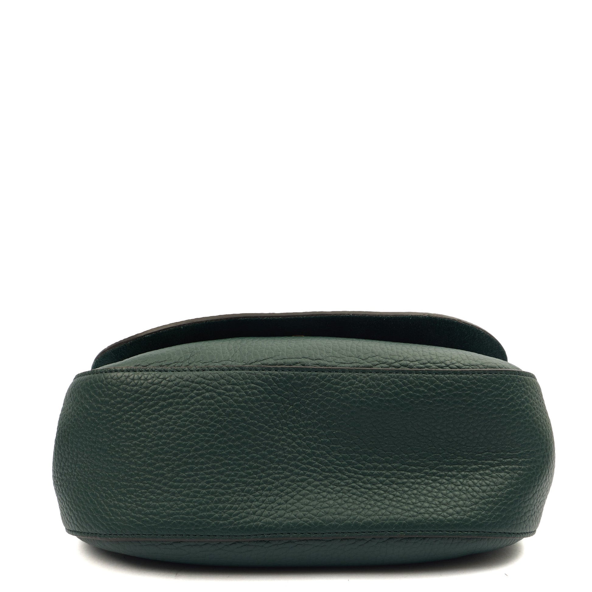 Mulberry Satchel Amberley in Mulberry Green, Calfskin Leather — Detail View