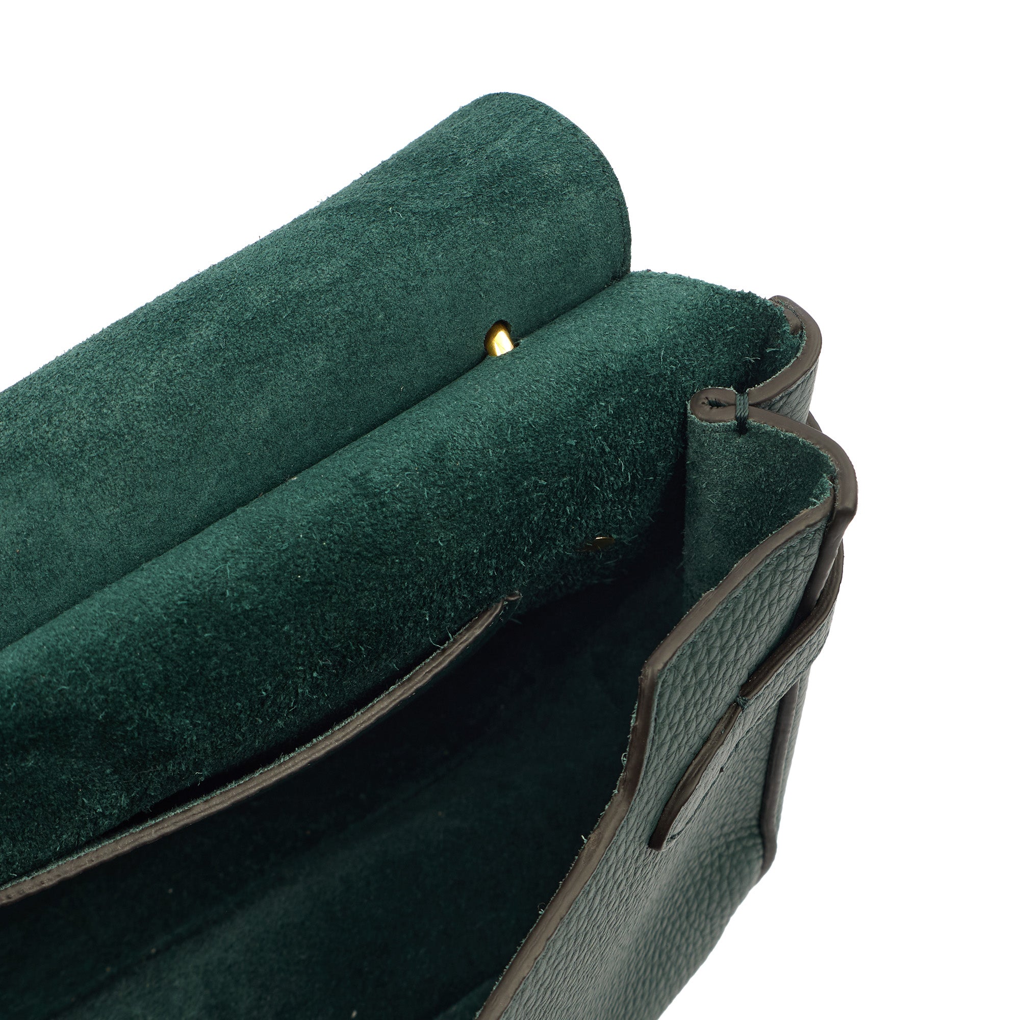 Mulberry Satchel Amberley in Mulberry Green, Calfskin Leather — Alternate View 7