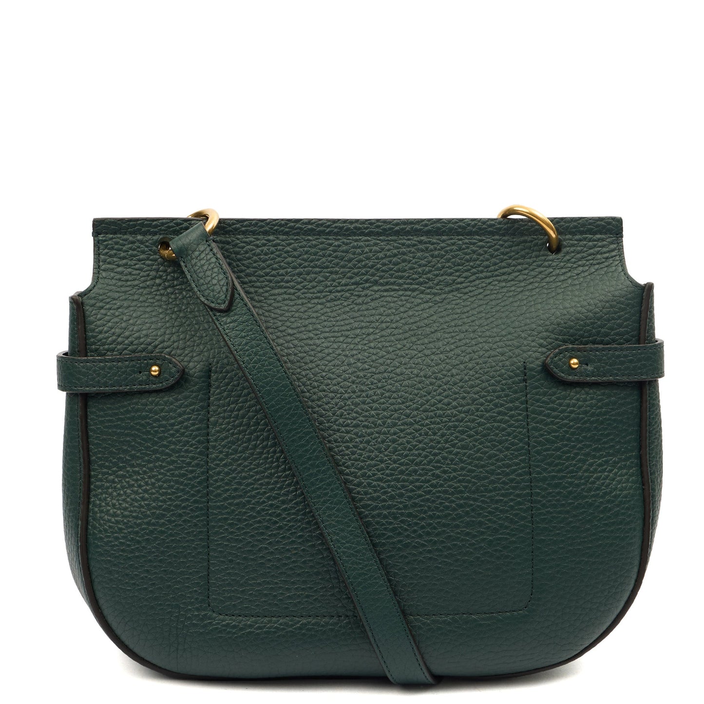 Mulberry Satchel Amberley in Mulberry Green, Calfskin Leather — Top View